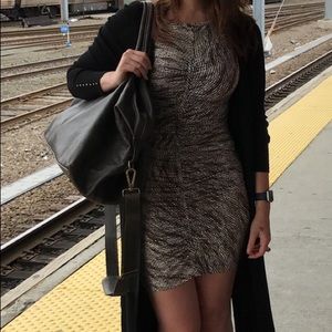 Restoration hardware leather weekender bag